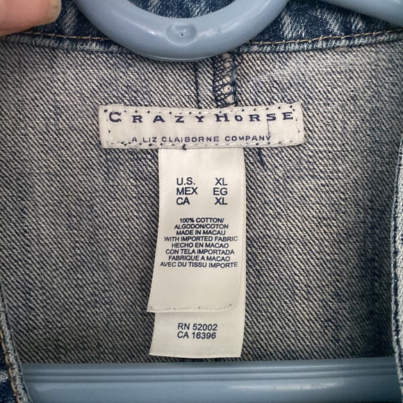 classic denim jacket unisex Structured heavy weight - Picture 4 of 5